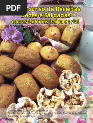 1º Concurso de Receitas Doces e Salgadas