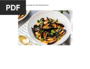 Mexilhões com Caldo de Caril Tailandês Keto