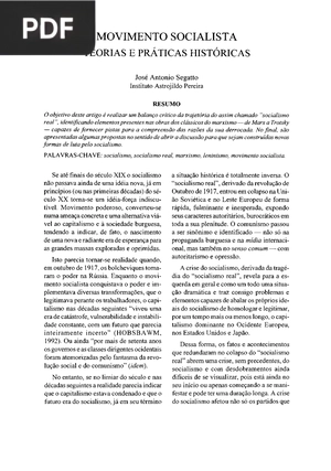 Movimento Socialista (Artigo)