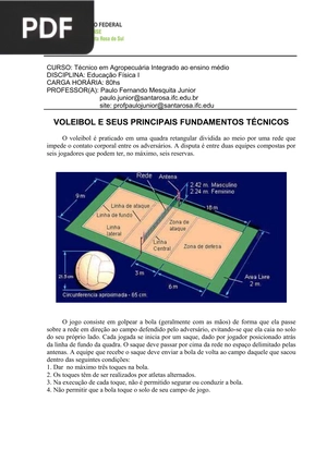Voleibol e seus principais fundamentos técnicos
