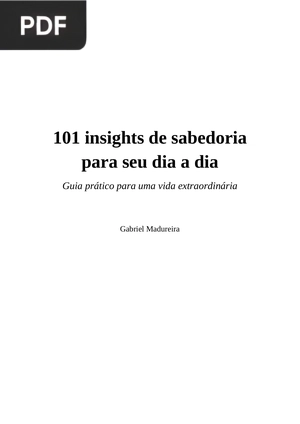 101 insights de sabedoria para seu dia a dia