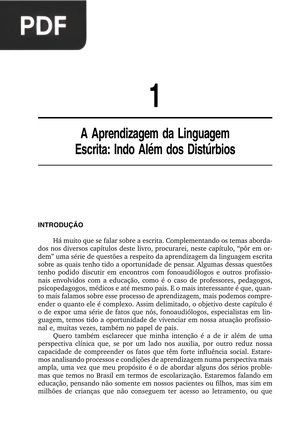 A Aprendizagem da Linguagem Escrita: Indo Além dos Distúrbios