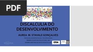 Discalculia do desenvolvimento (apresentação)