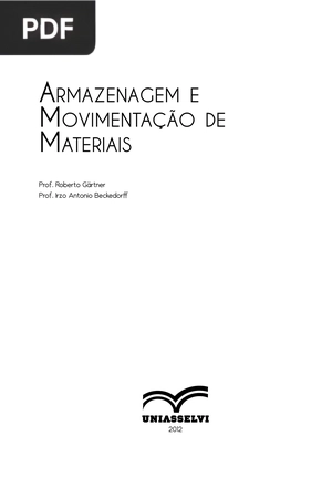 Armazenagem e Movimentação de Materiais