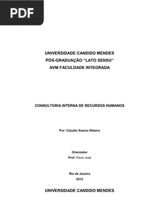Consultoria interna de recursos humanos
