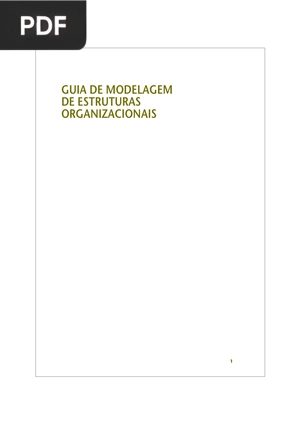 Guia de modelagem de estruturas organizacionais