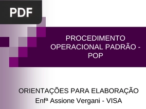 Procedimento operacional padrão (Apresentação)