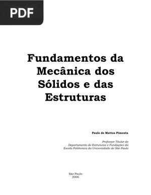 Fundamentos da Mecânica dos Sólidos e das Estruturas