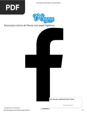 Decoração criativa de Páscoa com papel higiênico.