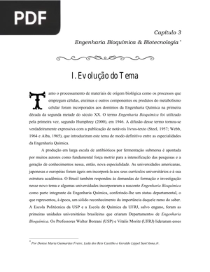 Engenharia Bioquímica & Biotecnologia