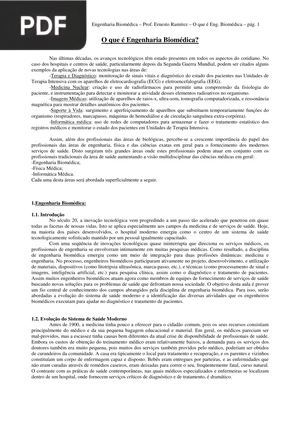 O que é Engenharia Biomédica?