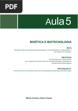 Bioética e biotecnologiaI