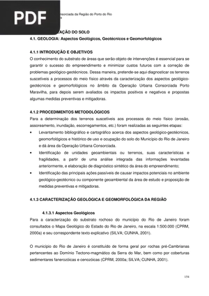 Caracterização dos solos