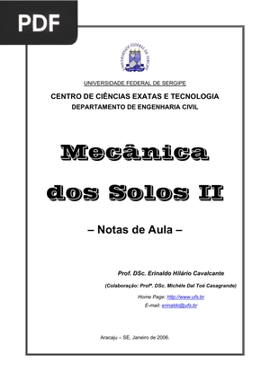 Mecânica dos solos II