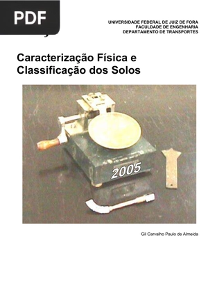 Caracterização Física e Classificação dos Solos