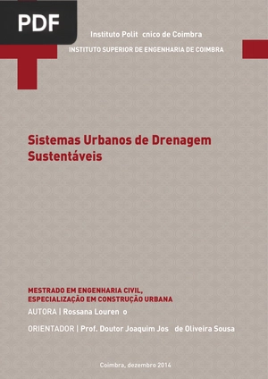 Sistemas Urbanos de Drenagem Sustentáveis