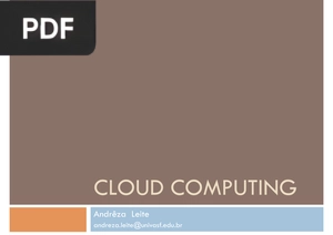 Cloud Computing (Apresentação)