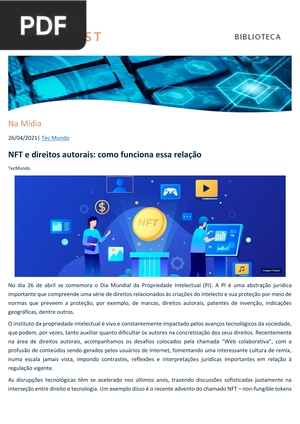 NFT e direitos autorais: como funciona essa relação (Artigo)