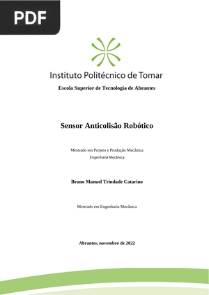 Sensor Anticolisão Robótico