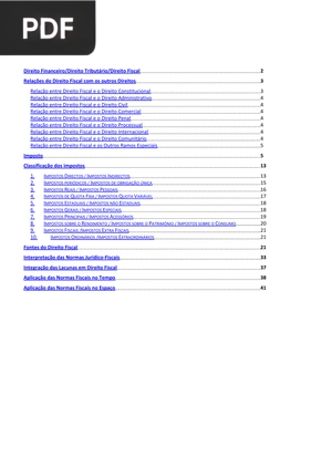 Direito Fiscal