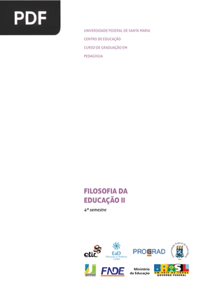 Filosofia da educação II