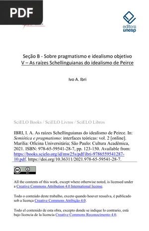 As Raízes Schellinguianas do Idealismo de Peirce