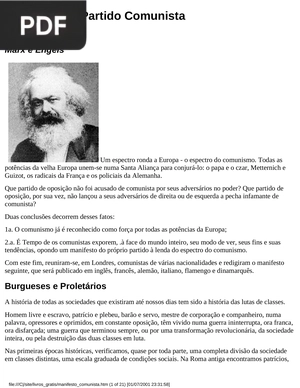 Manifesto do Partido Comunista