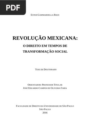 Revolução Mexicana: o direito em tempos de transformação social