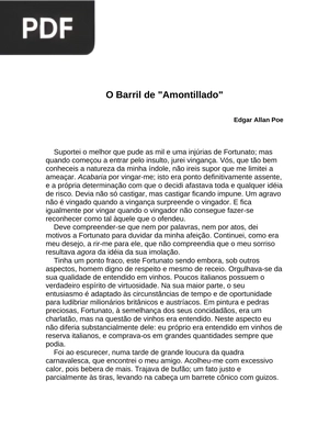 O Barril de Amontillado