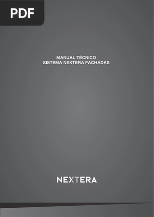 Manual técnico sistema nextera fachadas