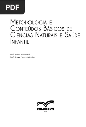 Conteúdos Básicos de Ciências Naturais e Saúde Infantil