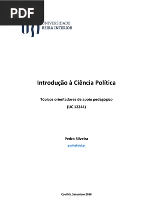 Introdução á Ciência Política