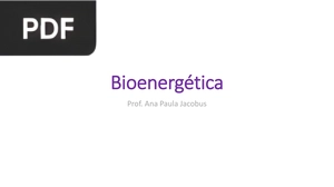 Bioenergética (Apresentação)