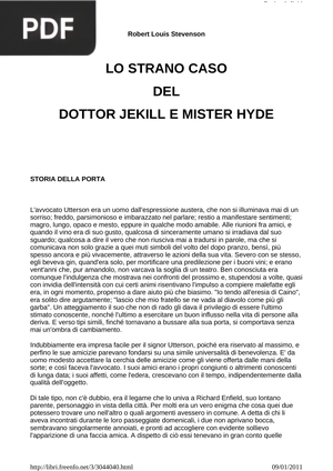 Gli strani casi del dottor Jekyll e del signor Hyde (Os estranhos casos do Dr. Jekyll e do Sr. Hyde)