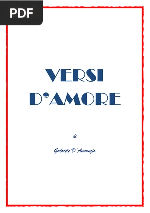 Versi D'Amore (Versos de amor)