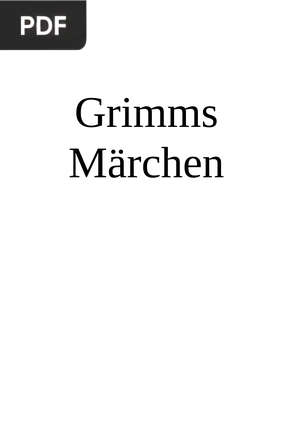 Grimms Märchen  (Contos dos Irmãos Grimm)