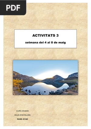 Activitats 3