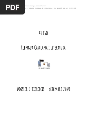 Llengua Catalana I Literatura