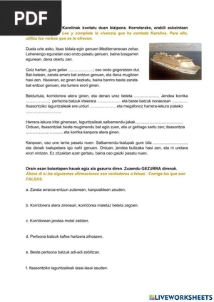 Exercícios em basco