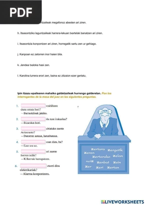 Exercícios em basco