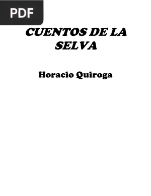 Cuentos de la selva (Contos da selva)