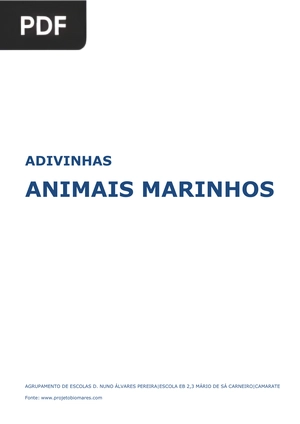 Adivinas animais marinhos