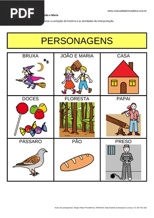Brincando com historinhas: João e Maria