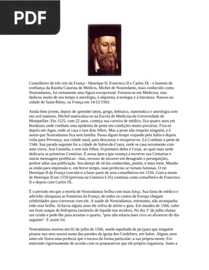 Livro das 100 profecias de Nostradamus