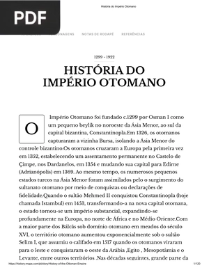 História Do Império Otomano
