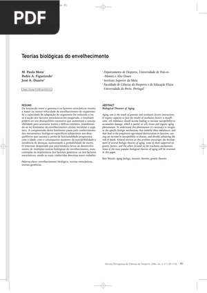 Teorias biológicas do envelhecimento