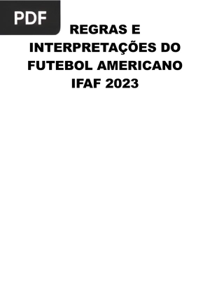 Regras e Interpretações do Futebol Americano