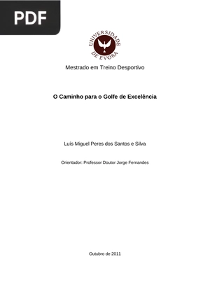 O Caminho para o Golfe de Excelência