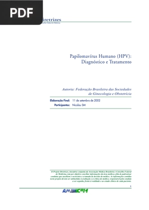 Papilomavírus Humano (HPV) - Diagnóstico e Tratamento