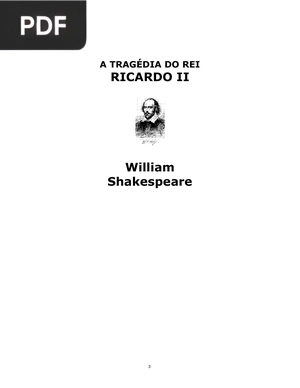 A tragédia do Rei Ricardo II